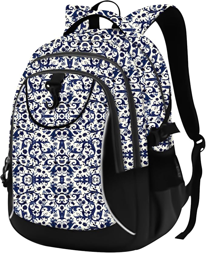 rickyh style School Backpack Travel Bag for Men & Women Lightweight College Back Pack with Laptop Compartmen