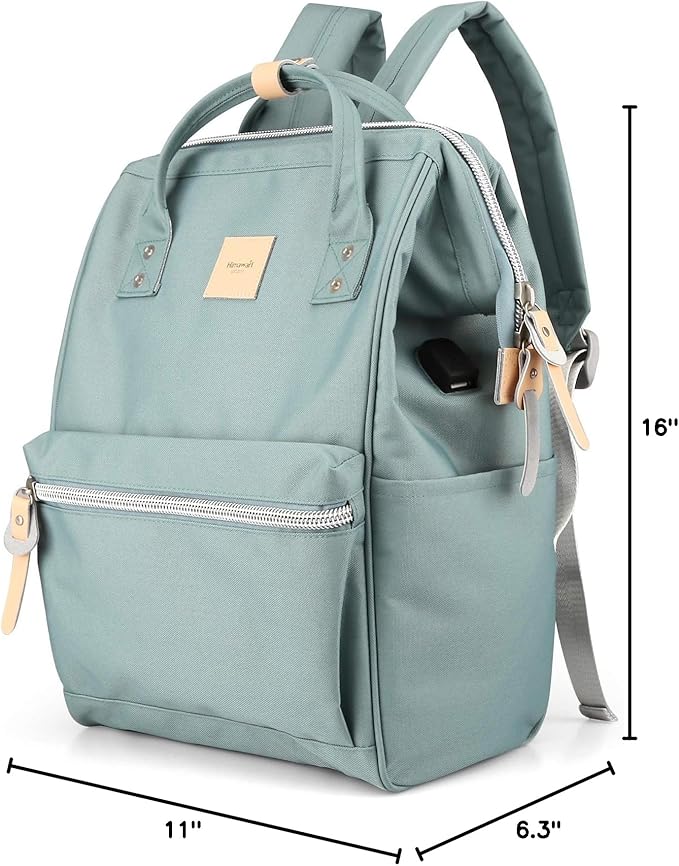 Himawari Laptop Backpack for Women & Men - Travel Backpack With USB Charging Port, Water Resistant, College & School Bag