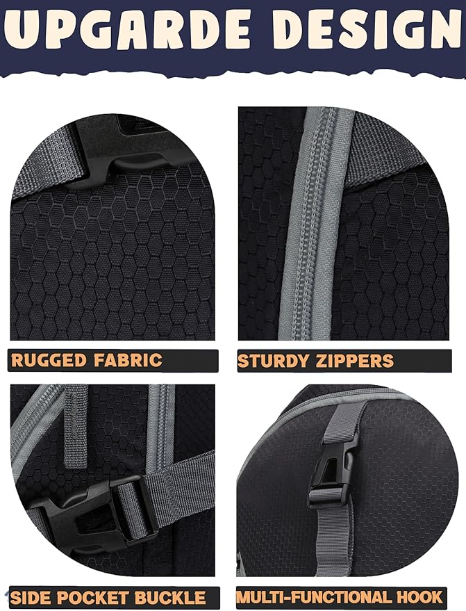 BLUEFAIRY High School Backpack for Girls Boys Middle School Bookbag for Kids Back to School Bag for College with Large Compartment Casual Daypack Mochilas para Niñas Adolescentes 18" Black
