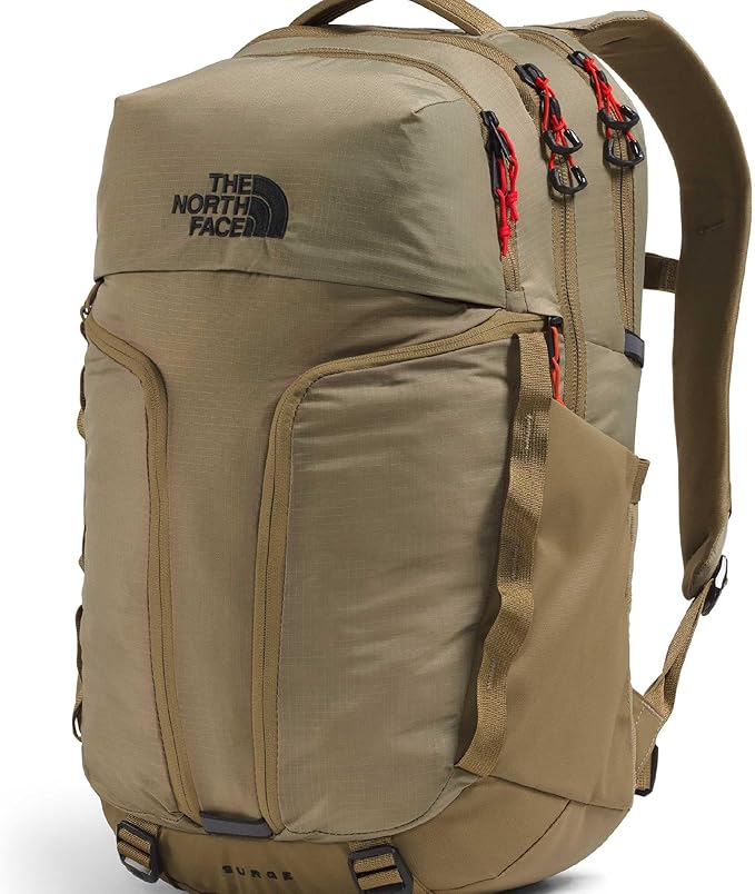 THE NORTH FACE Surge Commuter Laptop Backpack | Daypack With Water Repellent Finish, 16" Laptop Sleeve, Reflective Details