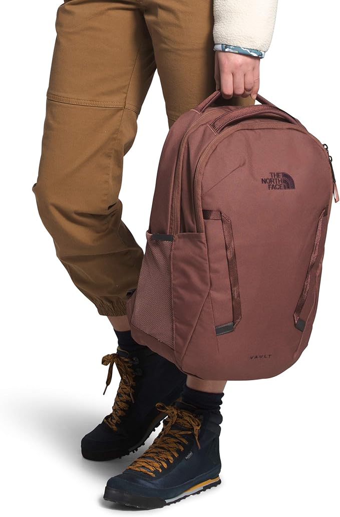 The North Face Women's Vault Everyday Laptop Backpack, Marron Purple/Pink Clay, One Size