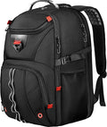 Long-Term Durability Extra Large Travel Backpack for Men & Women, 18.4"-19" Gaming Laptop Backpack, TSA-Approved & Anti-Theft for Effortless Airport Travel, Spacious 55L Daypack for Work, Gym, College