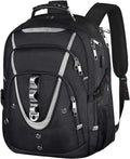 18.4 Laptop Backpack for Men, 55L-60L Extra Large Gaming Laptops Backpack with USB Charger Port, TSA Friendly Flight Approved RFID Anti-theft Pocket, Water Resistant Suiltable for Travel Business Work