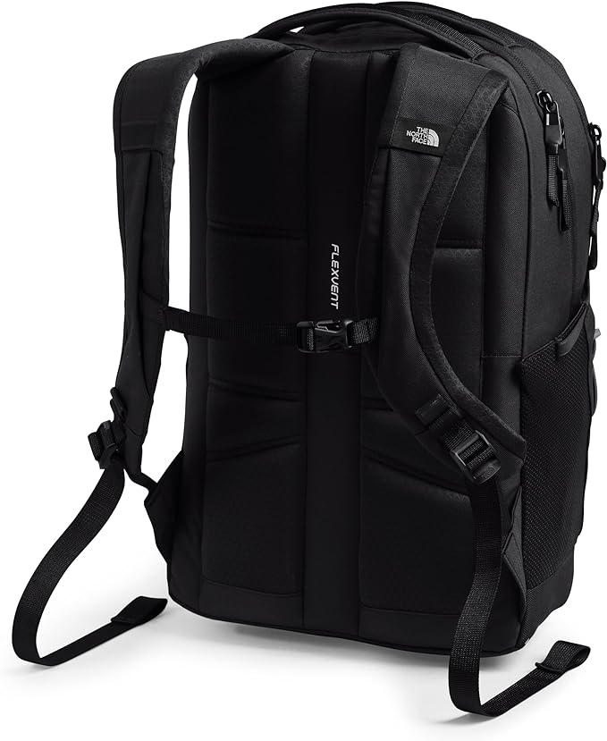 The North Face Women's Jester Everyday Laptop Backpack - Commuter Travel Bag, Laptop Sleeve, Water-Repellent, TNF Black-NPF, One Size