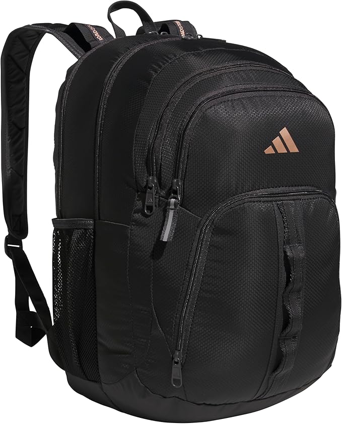 adidas Primetime Large Backpack for women and men, big bag with laptop sleeve