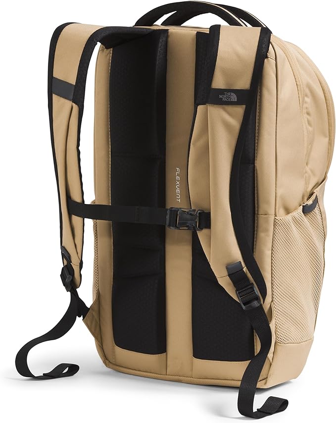 The North Face Jester Everyday Laptop Backpack - Commuter Daypack, Water Repellent, Laptop Sleeve, Khaki Stone/Forest Olive, One Size