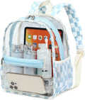 BTOOP Clear Mini Backpack for Stadium Events 12x12x6 Small Transparent Backpacks Plastic See Through Clear Bag for Concerts Work Festival Security Travel