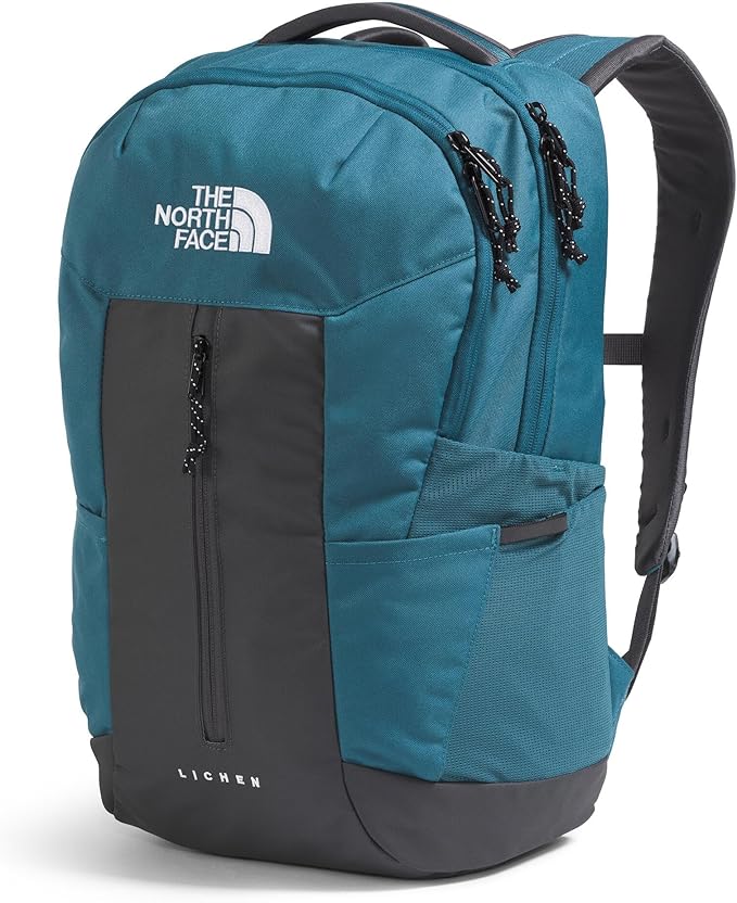 The North Face Lichen Daypack - Everyday Commuter Backpack, Laptop Sleeve, Water Bottle Pockets, Center Front Pouch, Space/Anthracite Grey, One Size