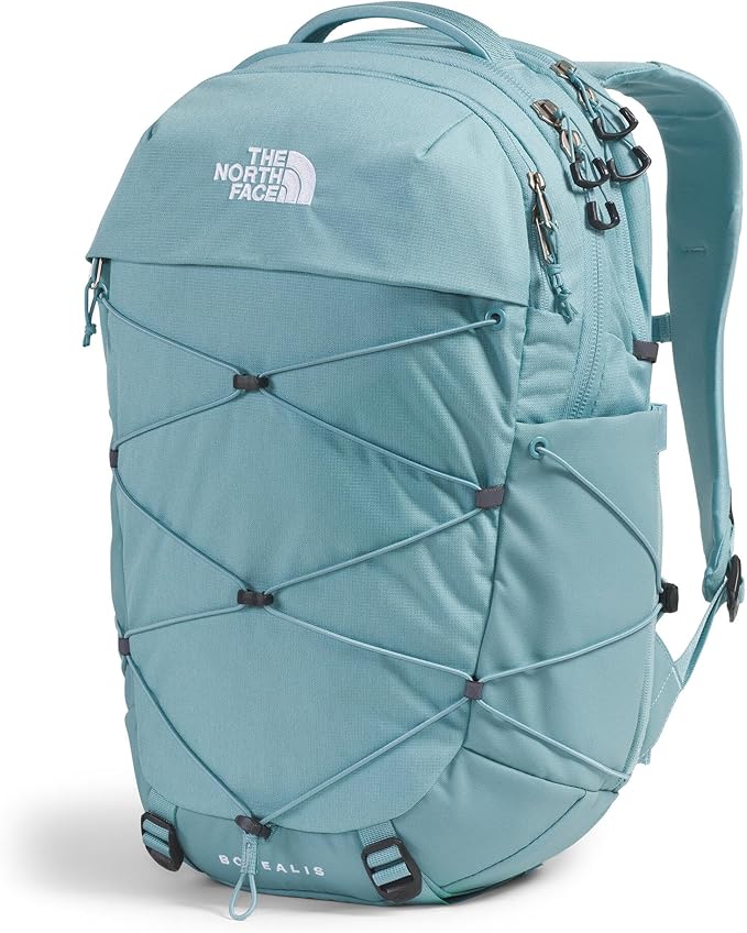The North Face Women's Borealis Commuter Laptop Backpack - Everyday Travel Bag, Laptop Sleeve, Reflective Details, Blue Eclipse Light Heather/Blue Eclipse, One Size