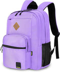 Goloni Lightweight Laptop Backpack 1.1Lbs, 36L Wear-Resistant Water Resistant Backpack with Laptop Compartment for Men Women, College Work Travel Bookbag,Purple
