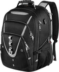 Mogplof Extra Large Laptop Backpack, 17 inch TSA Flight Approved Travel Backpack for Men, Large Backpack with USB Charging Port, RFID Business Computer Bag, Heavy Duty Water Resistant College Bookbag