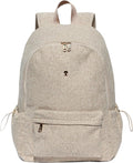 ESVAN Personalized Gifts Backpack Canvas Linen Nylon 17 inch Laptop Bag for Women Casual College