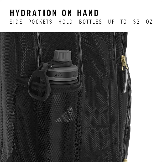 adidas Primetime Large Backpack for women and men, big bag with laptop sleeve