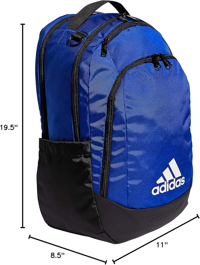 adidas Defender Sports Backpack with Shoe Compartment, Soccer Bag