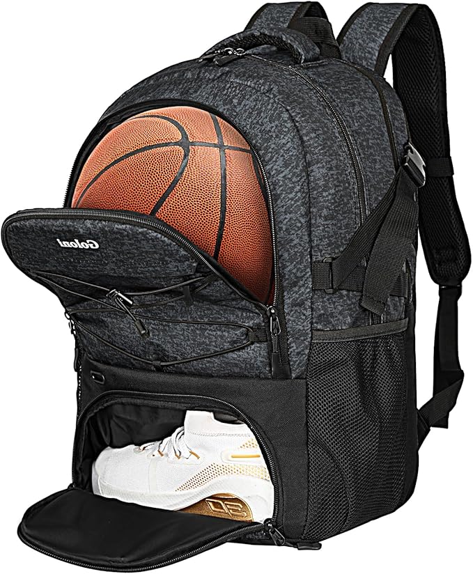 Soccer Backpack for Men and Women,Sports Bag with Ball Compartment,Gym Backpack with Shoe Compartment