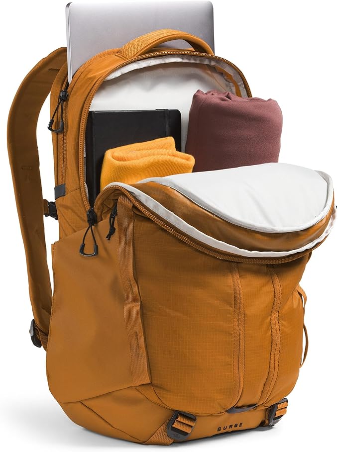 THE NORTH FACE Surge Commuter Laptop Backpack | Daypack With Water Repellent Finish, 16" Laptop Sleeve, Reflective Details