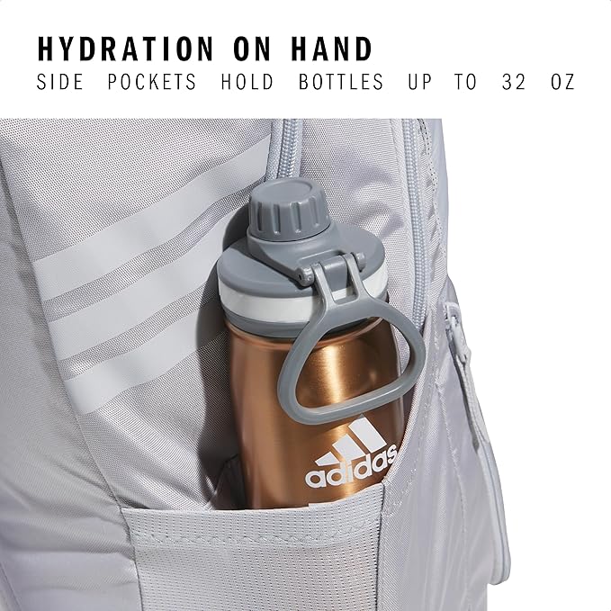 adidas Stadium 3 Soccer Backpack with Ball Pocket, 36L