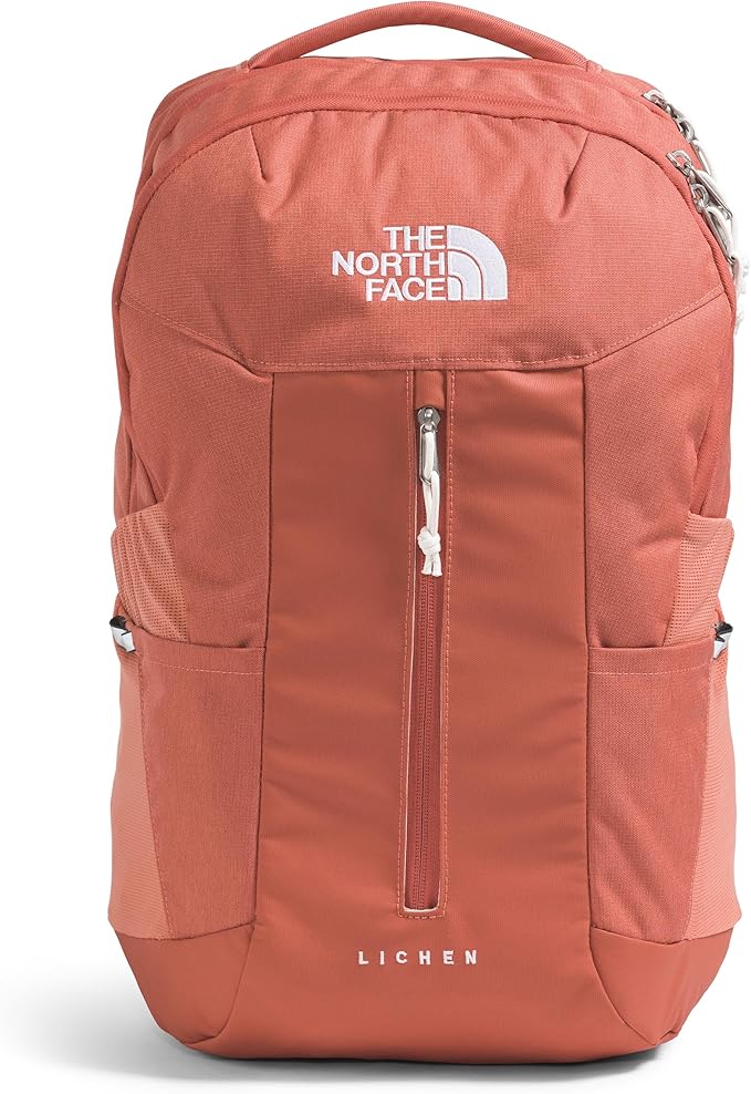 The North Face Lichen Daypack - Everyday Commuter Backpack, Laptop Sleeve, Water Bottle Pockets, Center Front Pouch, Mars Dust Dark Heather/Mars Dust, One Size
