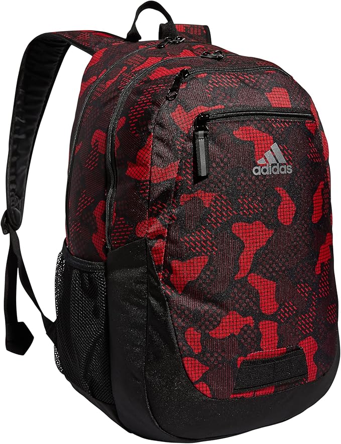 adidas Unisex Foundation Backpack for Laptop, Large Durable Athletic Gym Bag