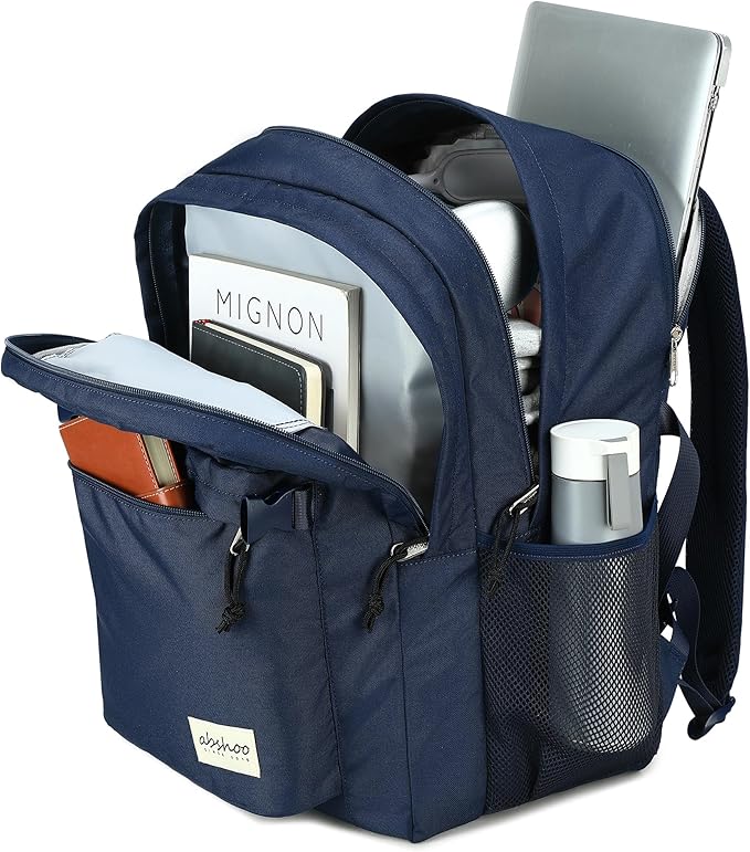 abshoo 32L Backpack for School College Bookbag Middle High School Backpacks Casual Daypack Travel Backpack (Navy)