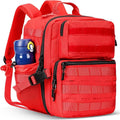 9L Mini Tactical Backpack for Men Women,Small Military Tactical Backpack for Sport,Gym,Hiking,Travel,Camping(Red)