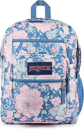 JanSport Laptop Backpack - Computer Bag with 2 Compartments, Ergonomic Shoulder Straps, 15” Laptop Sleeve, Haul Handle - Faded Tapestry Elemental Blue