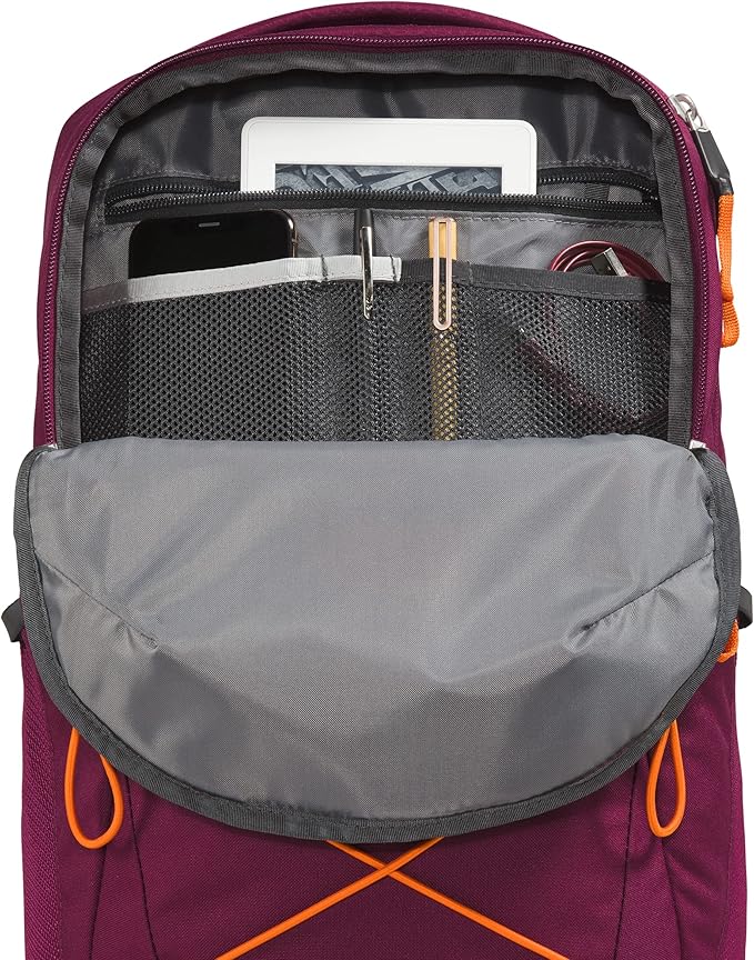 The North Face Women's Jester Everyday Laptop Backpack, Boysenberry/Mandarin, One Size
