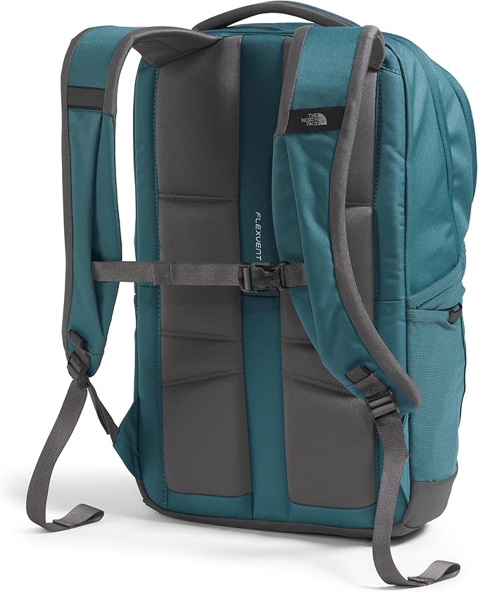 The North Face Lichen Daypack - Everyday Commuter Backpack, Laptop Sleeve, Water Bottle Pockets, Center Front Pouch, Space/Anthracite Grey, One Size