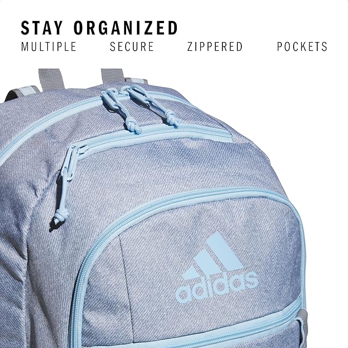 adidas Excel Backpack for Men & Women – Durable Large Athletic Laptop Bag