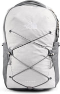 The North Face Women's Jester Everyday Laptop Backpack - Commuter Travel Bag, Laptop Sleeve, Water-Repellent, TNF White Metallic Mélange/Mid Grey-NPF, One Size
