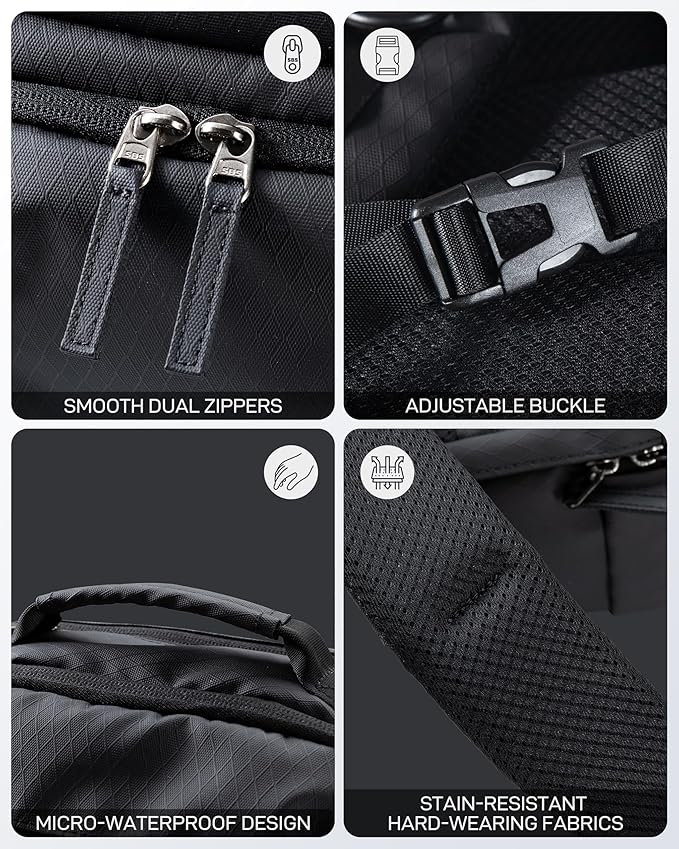 28L Travel Backpack for Men Laptop Backpack Women, Lightweight Computer Mens Business Travel Backpack w/ 15.6 Inch Macbook, Large Capacity Laptop Bag