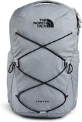 The North Face Jester Everyday Laptop Backpack, Mid Grey Dark Heather/TNF Black, One Size