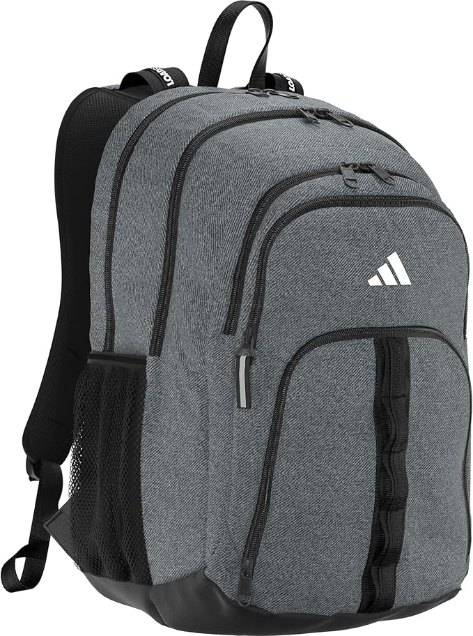 adidas Primetime Large Backpack for women and men, big bag with laptop sleeve