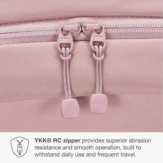 Traveler's Choice Iria 20L Backpack for Women, Water Resistant Travel Bag Daypack, Work, College, Business, Commuter, Dusty Pink, Carry-on Laptop Backpack