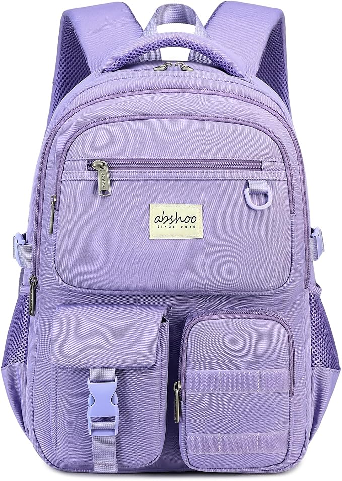 abshoo Large Heavy Duty Backpack For School College Bookbag Casual Multi Pocket Travel Backpacks