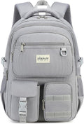 abshoo Large Heavy Duty Backpack For School College Bookbag Casual Multi Pocket Travel Backpacks
