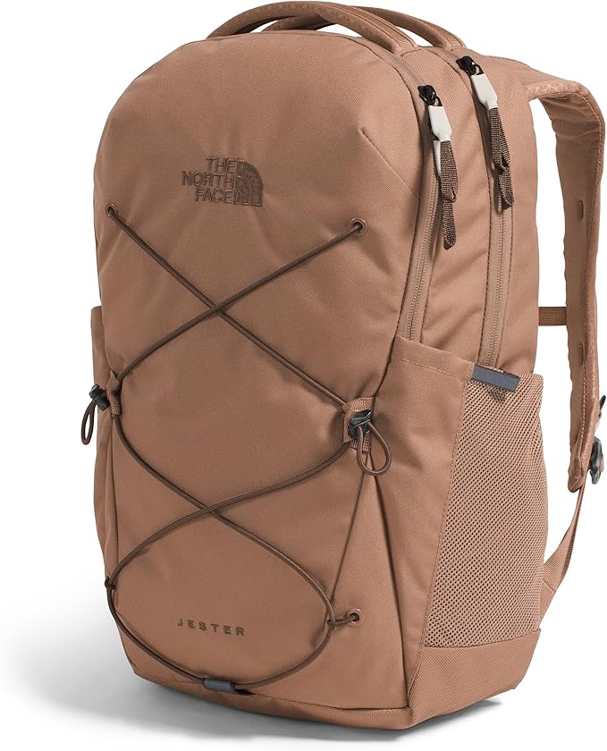 The North Face Women's Jester Everyday Laptop Backpack - PFAS Free, Latte/Smokey Brown, One Size