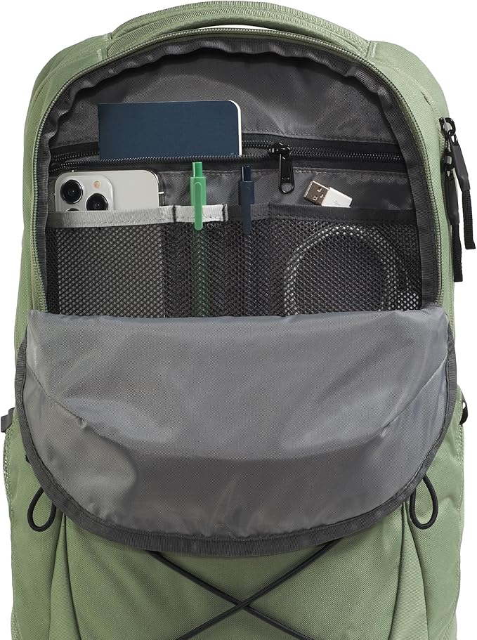 The North Face Jester Everyday Laptop Backpack - Commuter Daypack, Water Repellent, Laptop Sleeve, Bark Mist/TNF Black, One Size