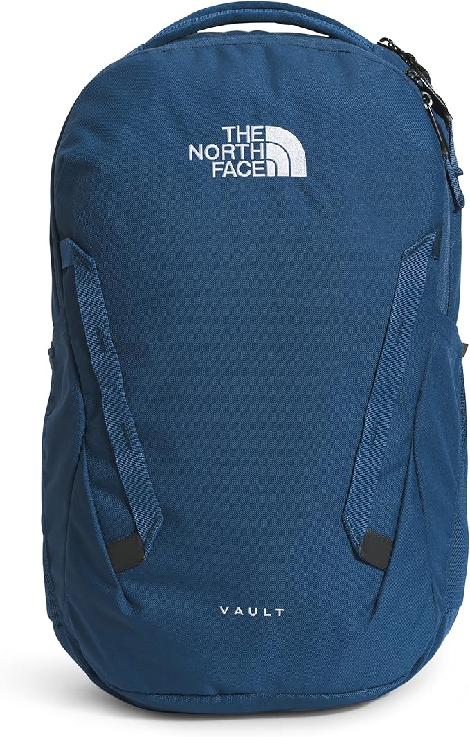 THE NORTH FACE Vault Everyday Laptop Backpack | Commuter Travel Bag with Water-Repellent Finish, Spacious Main Compartment, Shady Blue/TNF White, OS