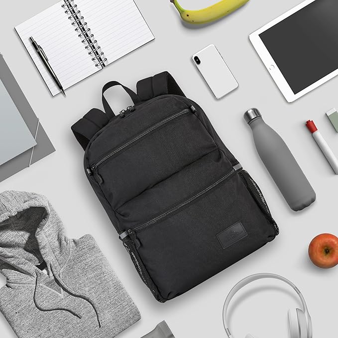 High Sierra Everclass Backpack - Travel or Work Laptop Bookbag with 360° Reflectivity, Dual Water Bottle Pockets & Fits Laptops Up To 15.6”, One Size, True Navy