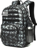 Military Tactical Backpack for Men Army 3 Days Assault Pack Bag with Molle System for Outdoor Adventures (Gray Maple Leaf, 30L)