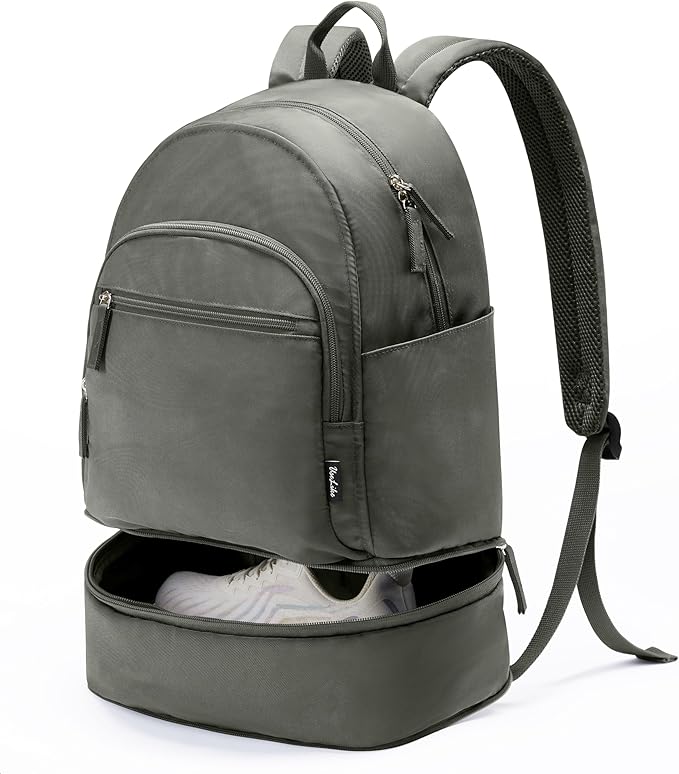 Gym Backpack for Women Men, Lightweight Gym Bag with Shoe Compartment, Waterproof Workout Backpack with Wet Pocket