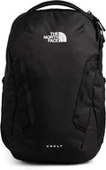 The North Face Women's Vault Everyday Laptop Backpack - Commuter Travel Bag, Water-Repellent, Spacious Main Compartment, TNF Black-NPF, One Size