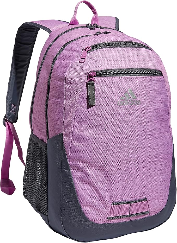 adidas Unisex Foundation Backpack for Laptop, Large Durable Athletic Gym Bag
