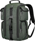 WITZMAN Travel Backpack for Men Carry On Backpack Duffel Bag Large Capacity Laptop Backpack 17 Inch (6695 Army Green)