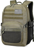 Military Tactical Backpack for Men Army 3 Days Assault Pack Bag with Molle System for Outdoor Adventures (Military green, 30L)