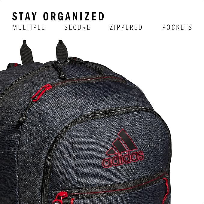 adidas Excel Backpack for Men & Women – Durable Large Athletic Laptop Bag