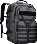 WITZMAN Carry On Travel Backpack for Men Large Convertible 45L Fit 17 Inch Laptop Backpack 3 in 1 Bag for Airline Approved(B688 Silvery Grey)
