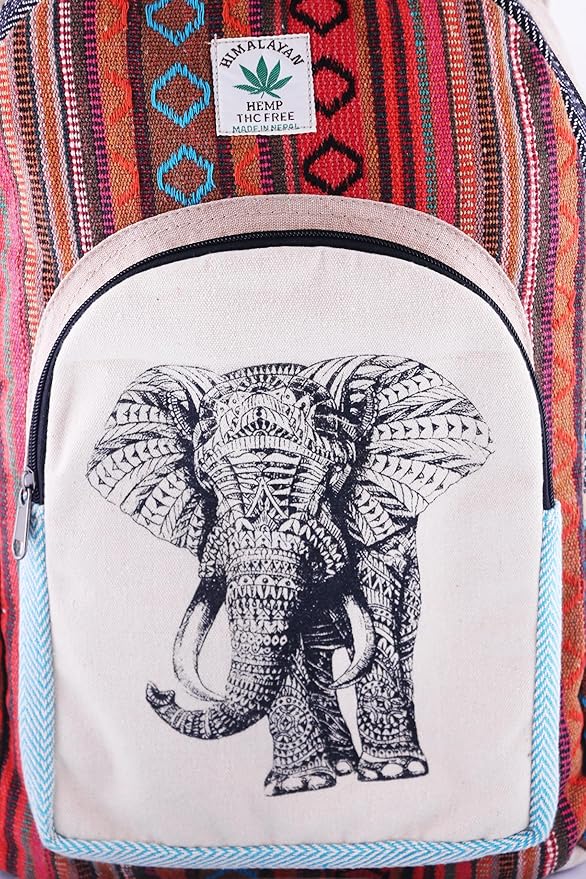 Anitya Hemp Backpack, Multi-Functional Pockets, Eco-Friendly, Unisex, Hiking Daypack, Durable Rucksack (AHLB012)
