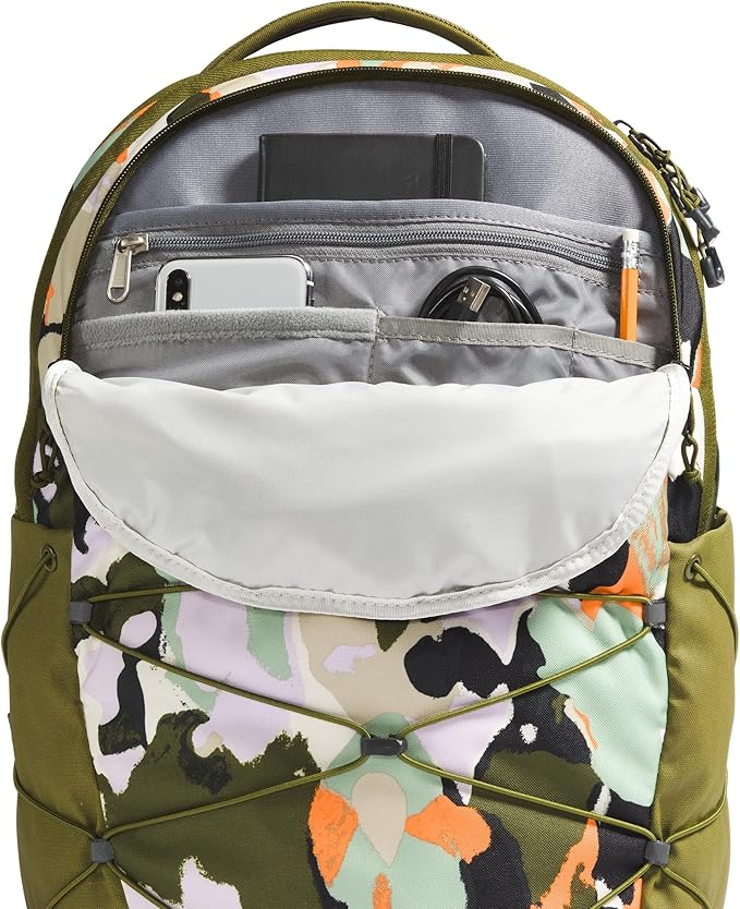 The North Face Women's Borealis Commuter Laptop Backpack, Forest Olive Grounded Floral Print/Forest Olive, One Size